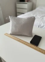 Lininė kosmetinė – kelioninis makiažo priemonių dėklas - Image 5
